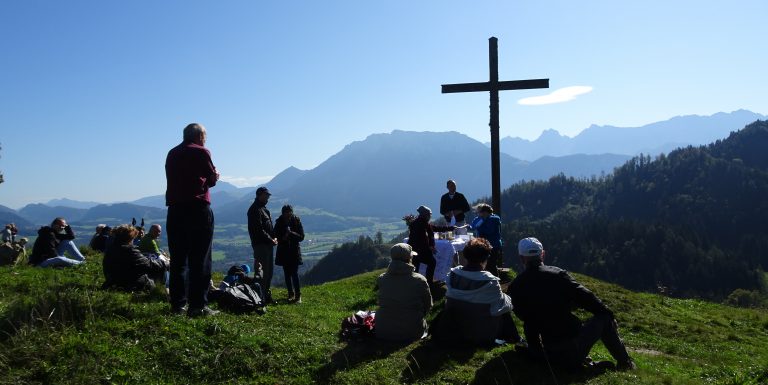 Bergmesse am Hocheck bei Oberaudorf