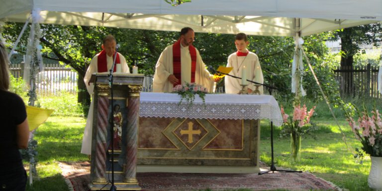 Gottesdienst im Freien zum Laurentius-Fest