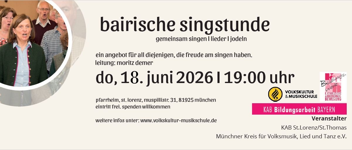 Bairische Singstunde